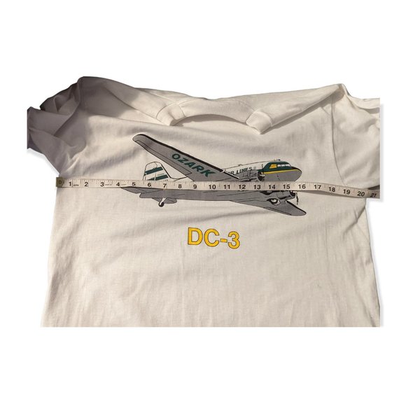 Vintage Ozark Airlines DC-03 Short Sleeve T-Shirt Size Large - Picture 5 of 10